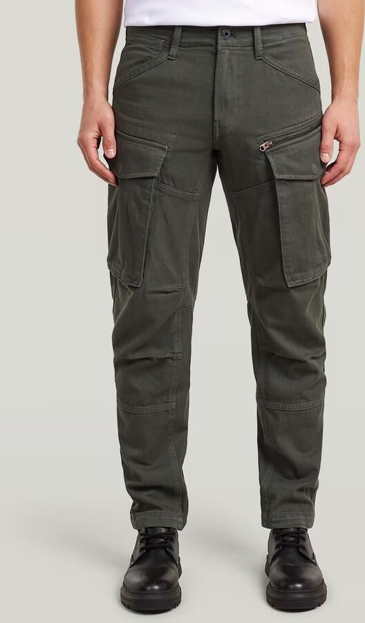 G-Star RAW Rovic Zip 3D Regular Tapered Pants Grijs Heren