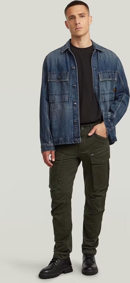 G-Star RAW Rovic Zip 3D Straight Tapered Pant Grijs Heren - Foto 8