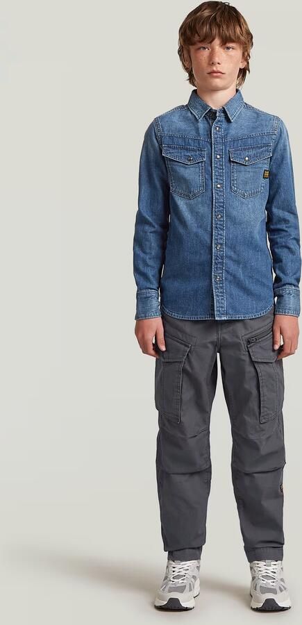 G-Star RAW Rovic Zip 3D Tapered Broek Jongens Grijs jongens - Foto 3