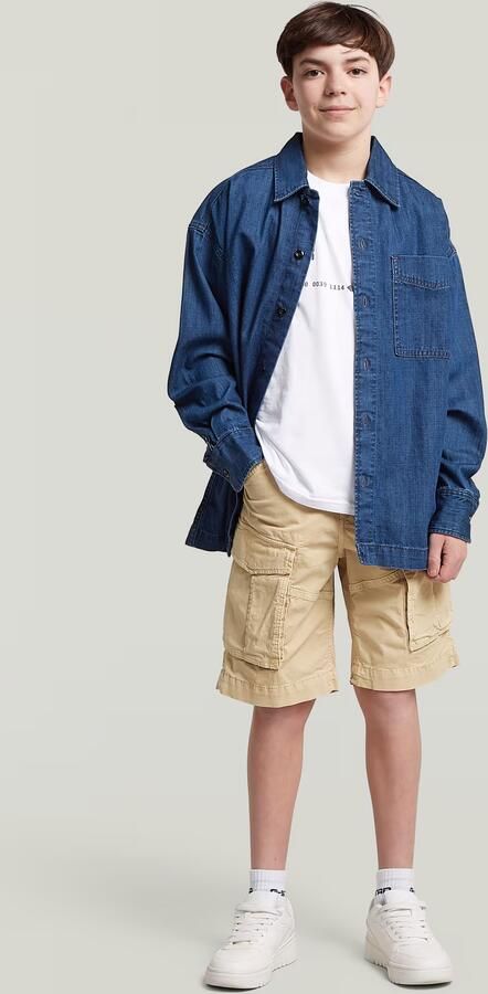 G-Star RAW Rovic Zip PM Short voor jongens Beige jongens - Foto 5