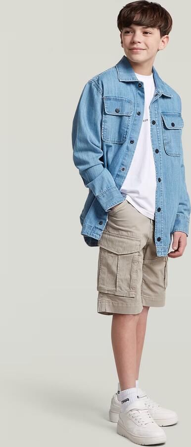 G-Star RAW Rovic Zip PM Short voor jongens Grijs jongens - Foto 5