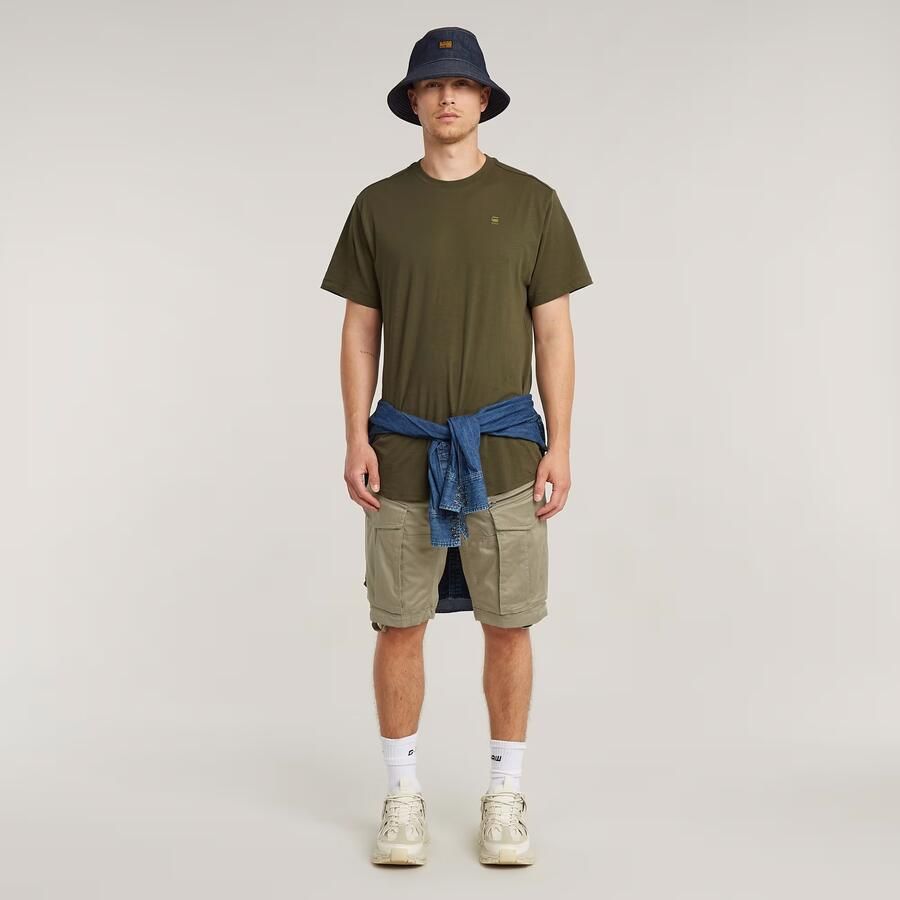 G-Star RAW Rovic Zip Regular Short Beige Heren - Foto 2