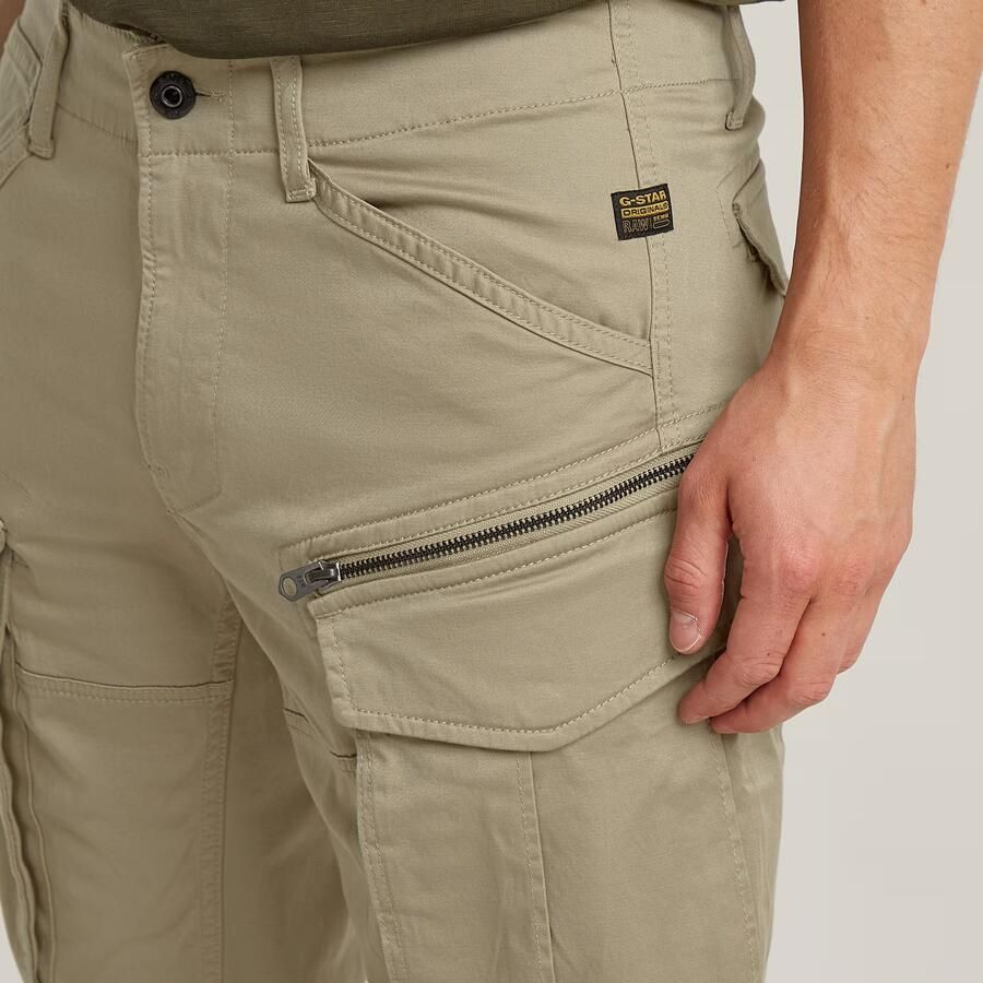 G-Star RAW Rovic Zip Regular Short Beige Heren - Foto 3