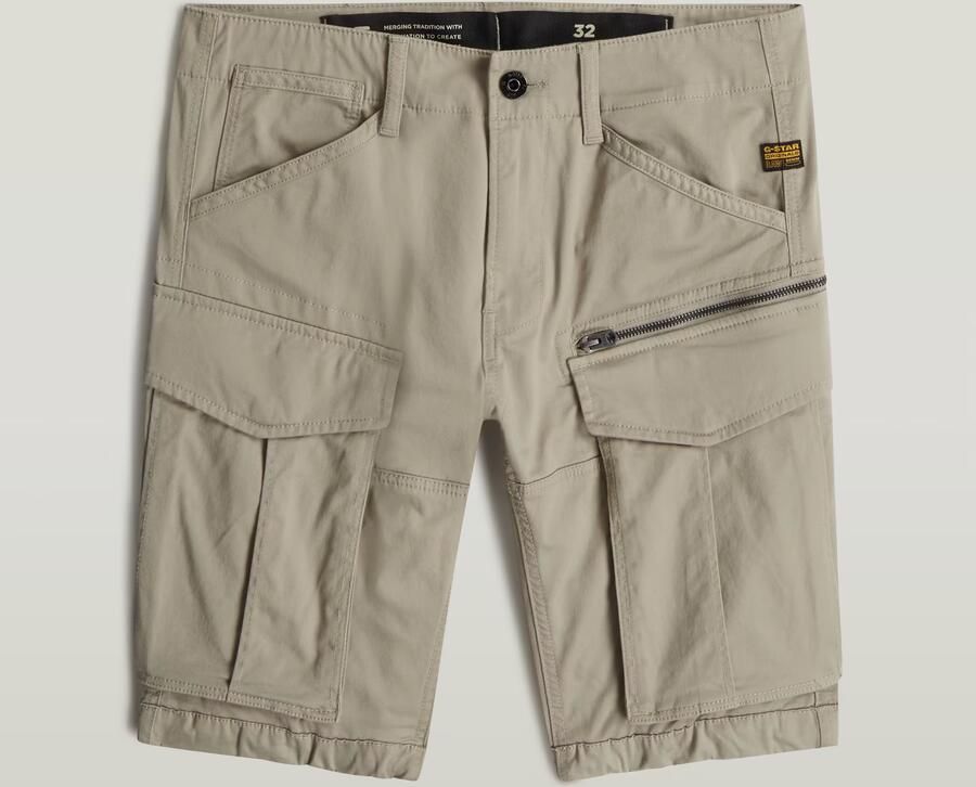 G-Star RAW Rovic Zip Regular Short Beige Heren - Foto 3