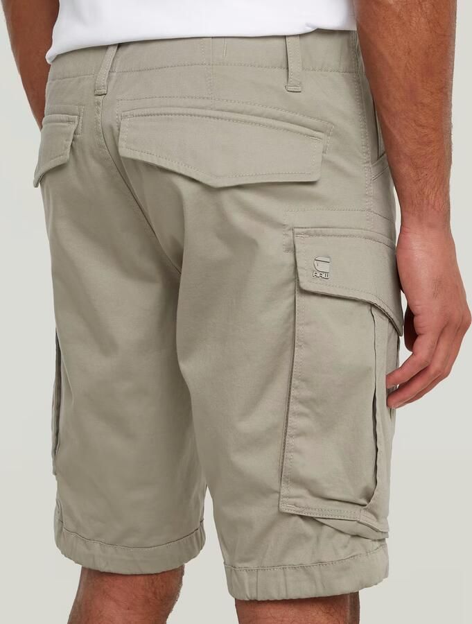 G-Star RAW Rovic Zip Regular Short Beige Heren - Foto 4