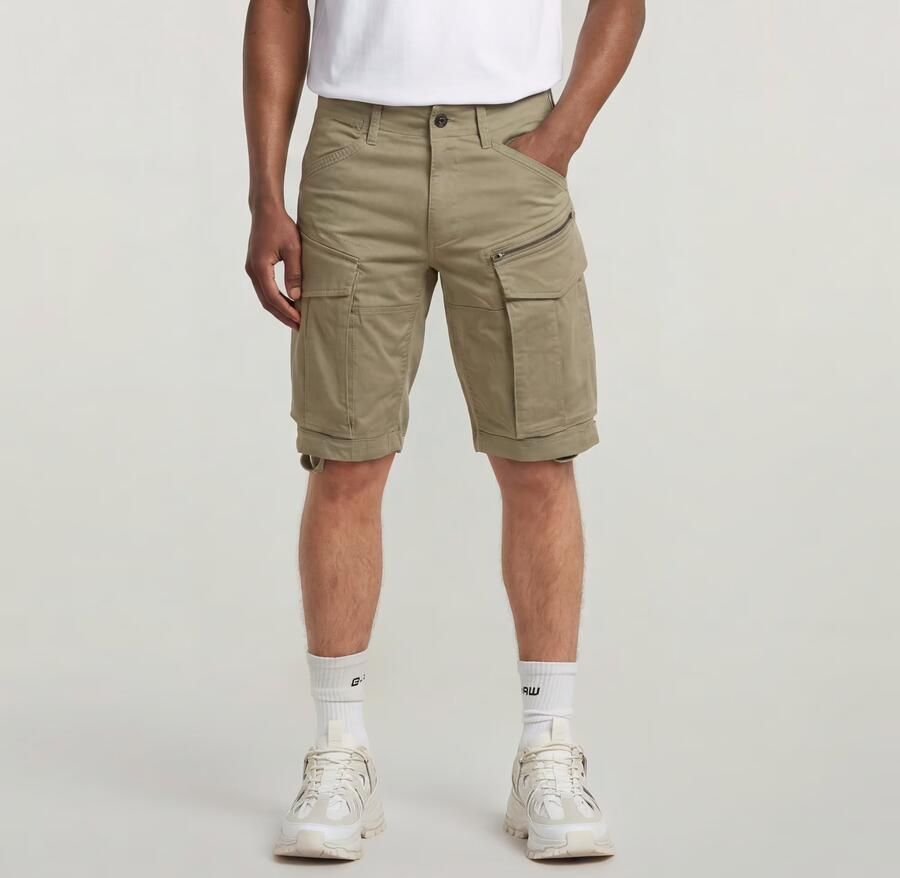 G-Star RAW Rovic Zip Regular Short Beige Heren - Foto 5