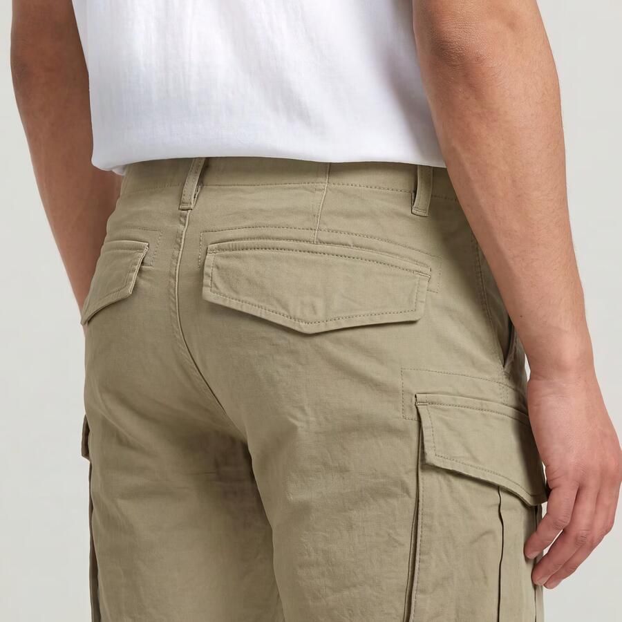 G-Star RAW Rovic Zip Regular Short Beige Heren - Foto 4