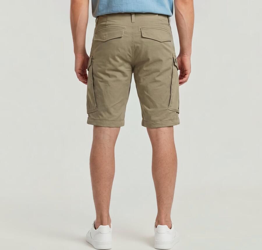 G-Star RAW Rovic Zip Regular Short Beige Heren - Foto 5