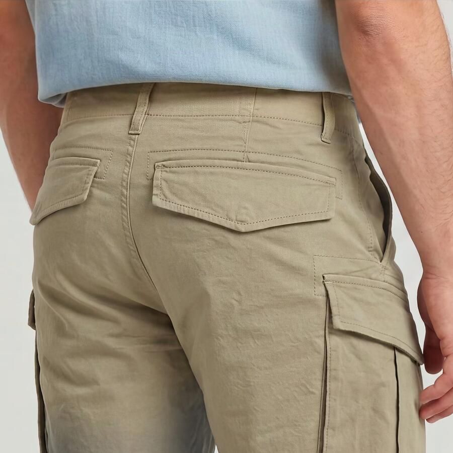 G-Star RAW Rovic Zip Regular Short Beige Heren - Foto 3