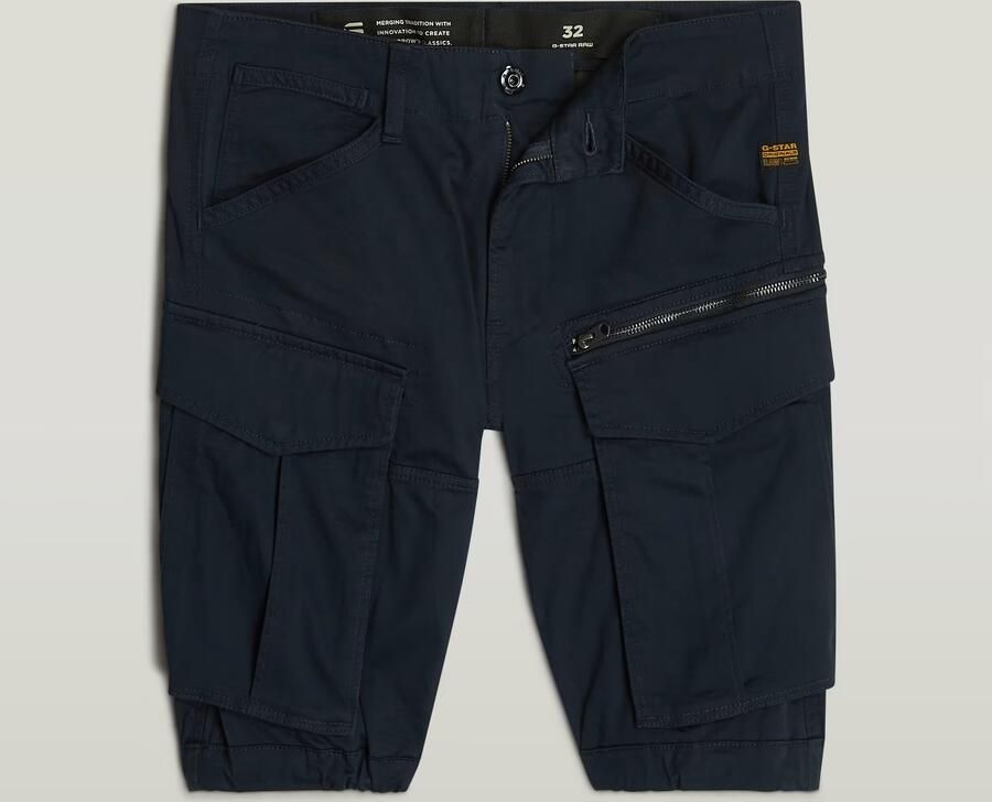 G-Star RAW Rovic Zip Regular Short Donkerblauw Heren - Foto 7