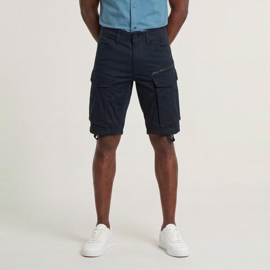G-Star RAW Rovic Zip Regular Short Donkerblauw Heren - Foto 5