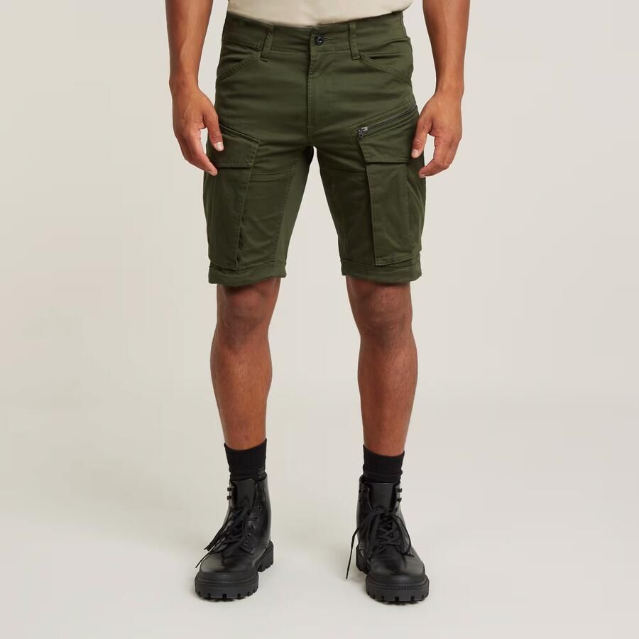 G-Star RAW Rovic Zip Regular Short Groen Heren - Foto 7
