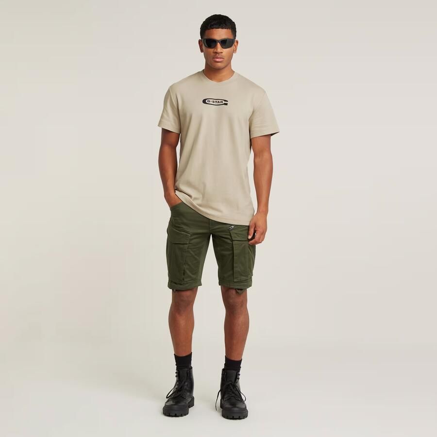 G-Star RAW Rovic Zip Regular Short Groen Heren