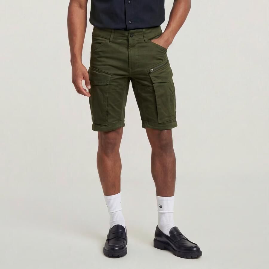 G-Star RAW Rovic Zip Regular Short Groen Heren - Foto 4