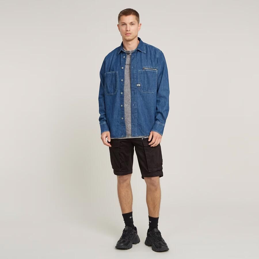 G-Star RAW Rovic Zip Regular Short Zwart Heren