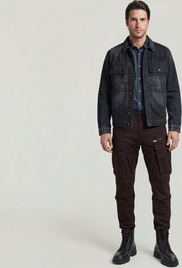G-Star RAW Rovic Zip Regular Tapered broek Bruin Heren - Foto 6