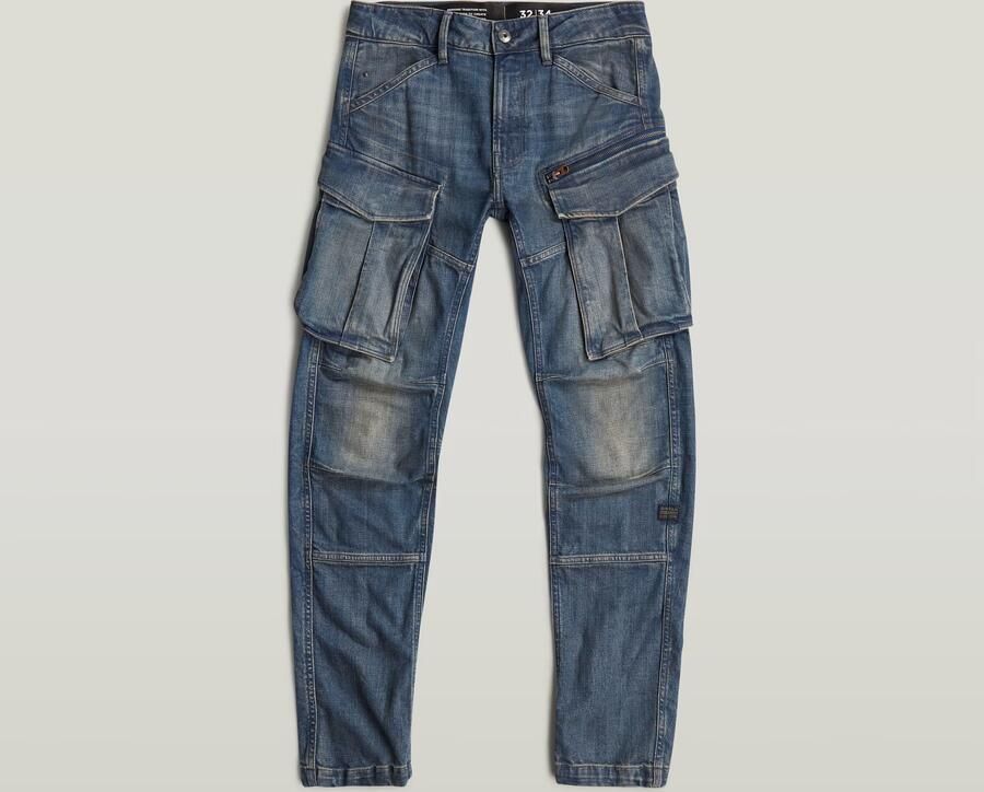 G-Star RAW Rovic Zip Regular Tapered Jeans Donkerblauw Heren - Foto 4