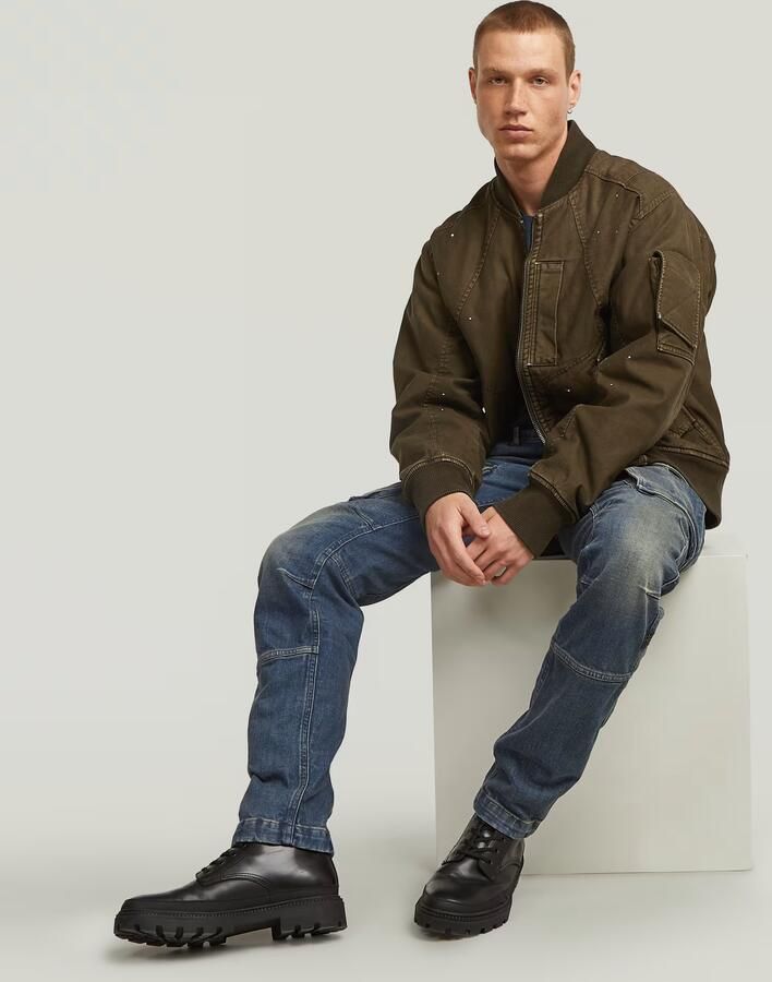 G-Star RAW Rovic Zip Regular Tapered Jeans Donkerblauw Heren - Foto 5