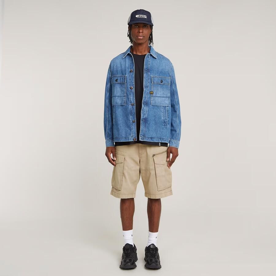 G-Star RAW Rovic Zip Relaxed Short Beige Heren - Foto 2