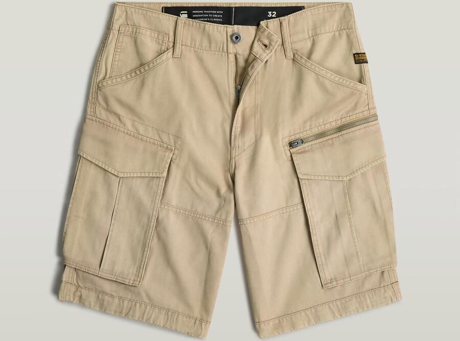 G-Star RAW Rovic Zip Relaxed Short Beige Heren - Foto 6