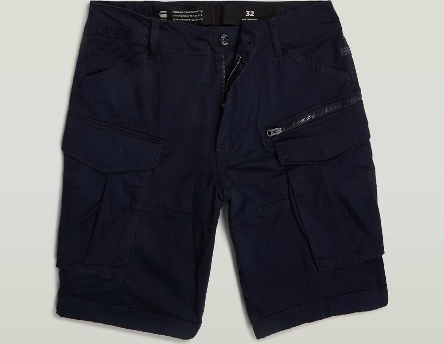 G-Star Raw Korte Broek D08566 5126 BASE ROVIC ZIP 1 2-C742 DARK BLUE - Foto 8