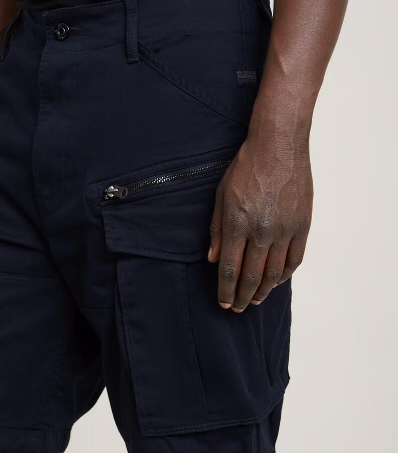 G-Star Raw Korte Broek D08566 5126 BASE ROVIC ZIP 1 2-C742 DARK BLUE - Foto 7