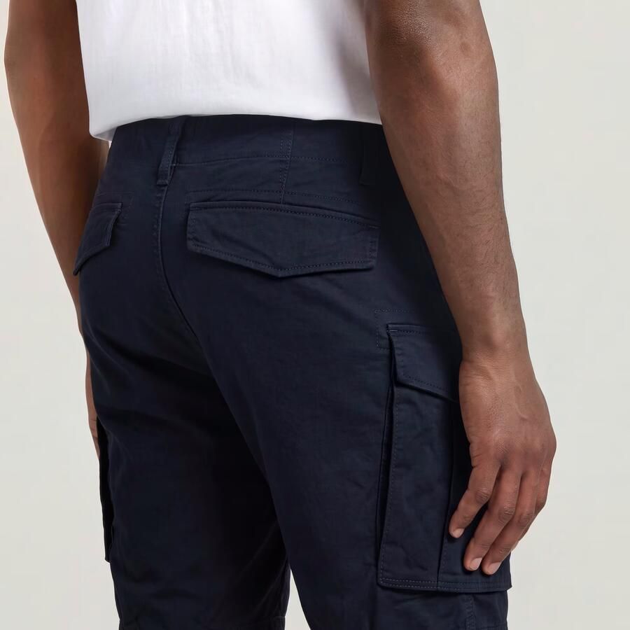 G-Star Raw Korte Broek D08566 5126 BASE ROVIC ZIP 1 2 .-C742 DARK BLUE - Foto 4