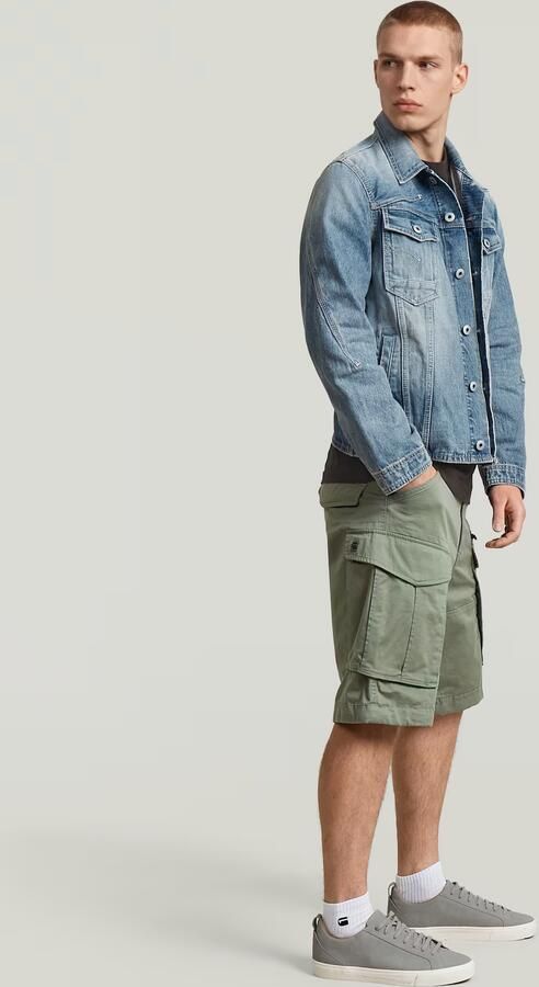 G-Star Raw Bermuda's met klepzakken model 'ROVIC ZIP' - Foto 8