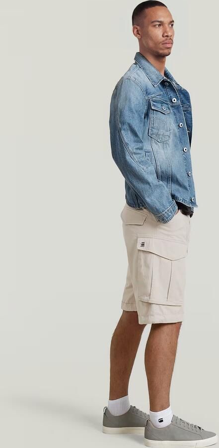 G-Star RAW Rovic Zip Relaxed Short Wit Heren - Foto 6