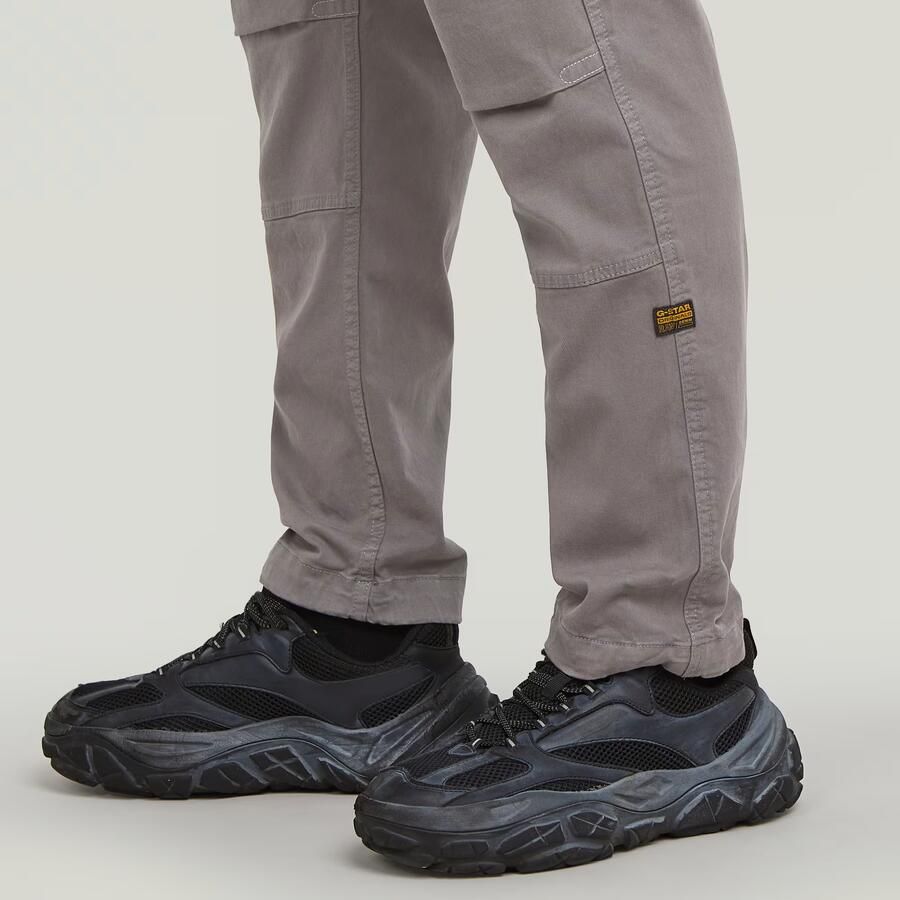G-Star RAW Roxic Straight Tapered Cargo Broek Grijs Heren