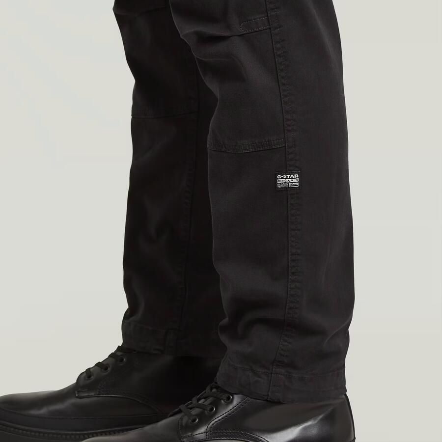 G-Star RAW Roxic Straight Tapered Cargo Broek Zwart Heren