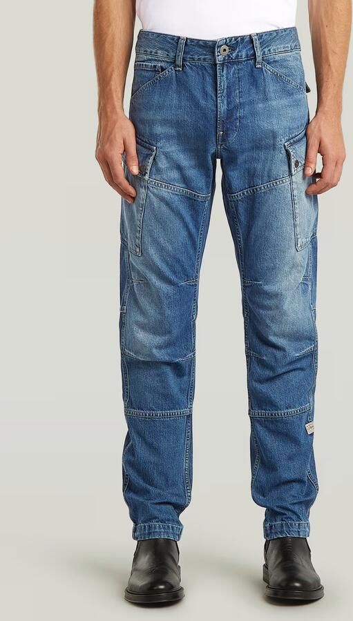 G-Star RAW Roxic Zip Regular Tapered Jeans Midden blauw Heren - Foto 4