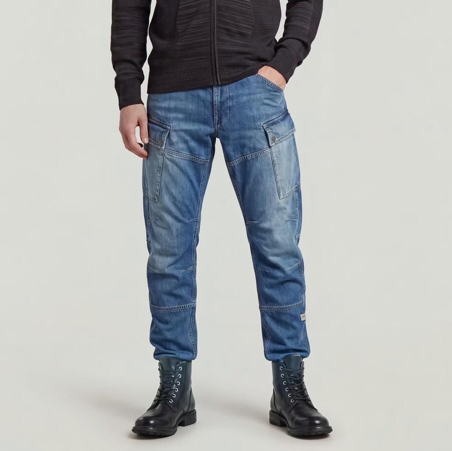 G-Star RAW Roxic Zip Regular Tapered Jeans Midden blauw Heren - Foto 3
