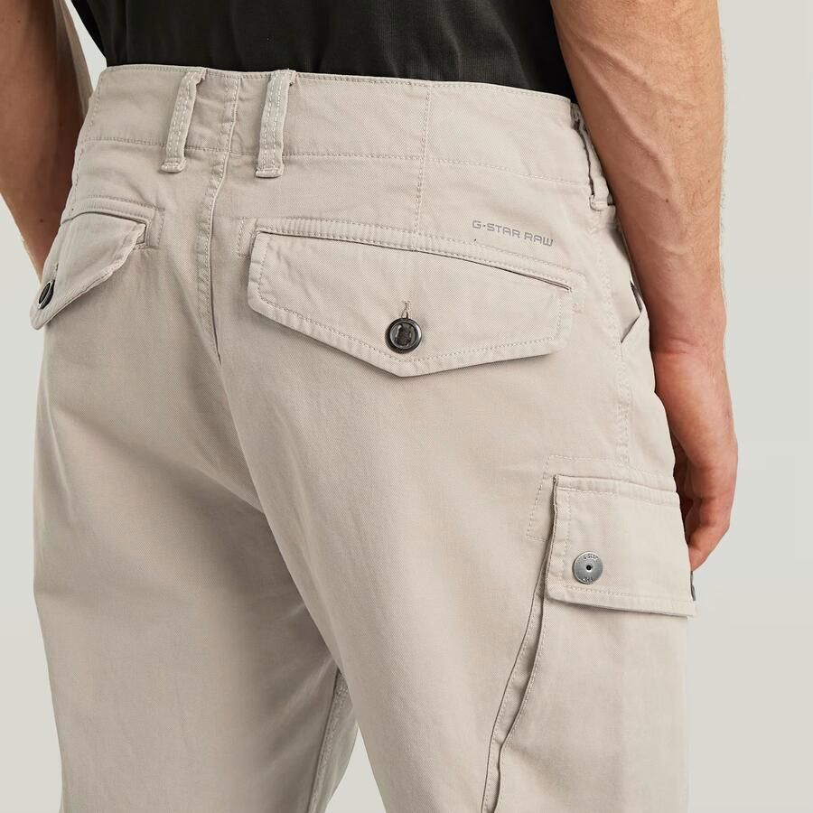 G-Star RAW Roxic Zip Straight Tapered Broek Beige Heren - Foto 2