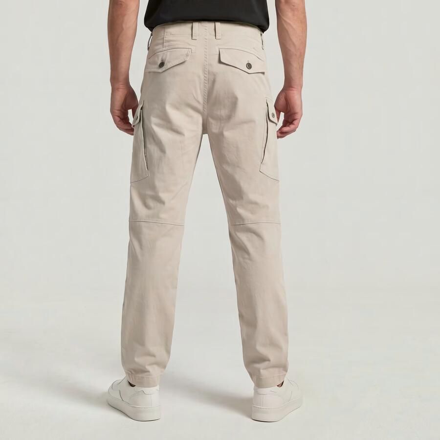 G-Star RAW Roxic Zip Straight Tapered Broek Beige Heren - Foto 4