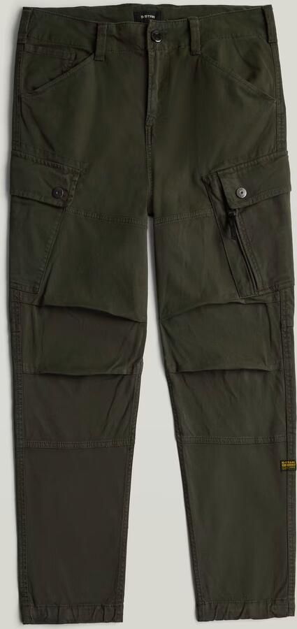 G-Star RAW Roxic Zip Straight Tapered Broek Grijs Heren