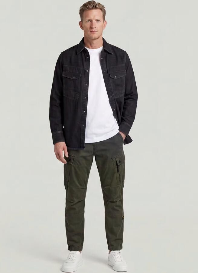 G-Star RAW Roxic Zip Straight Tapered Broek Grijs Heren - Foto 5