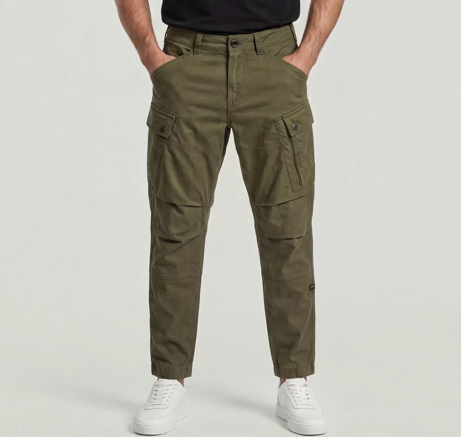 G-Star RAW Roxic Zip Straight Tapered Broek Groen Heren - Foto 3