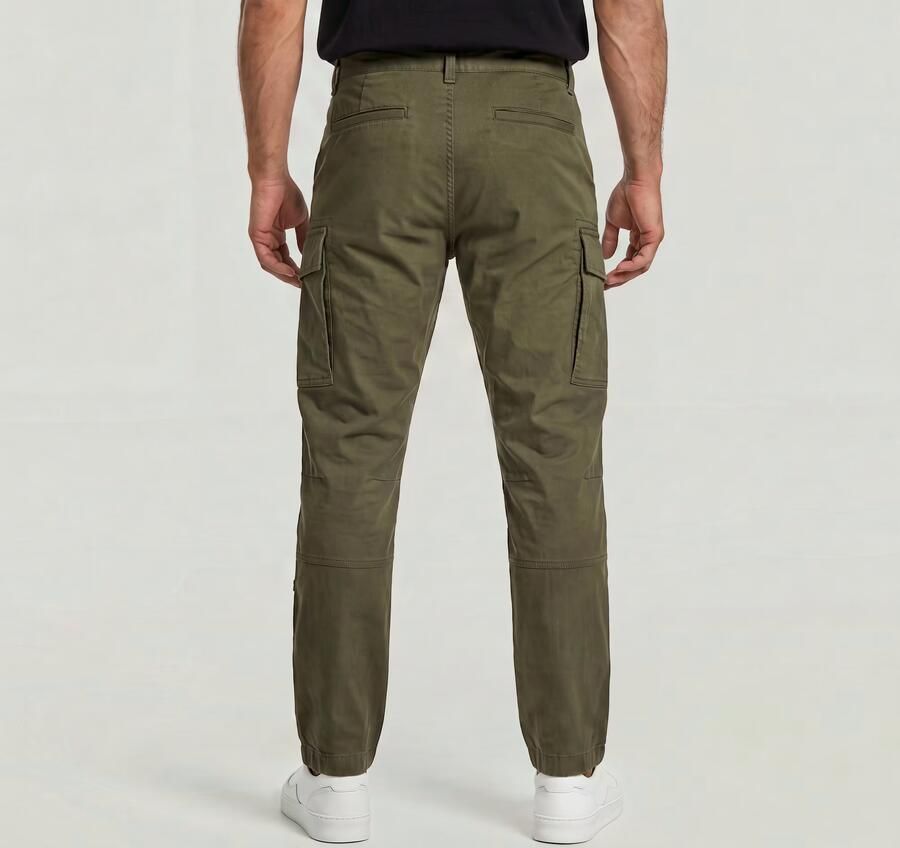 G-Star RAW Roxic Zip Straight Tapered Broek Groen Heren - Foto 4