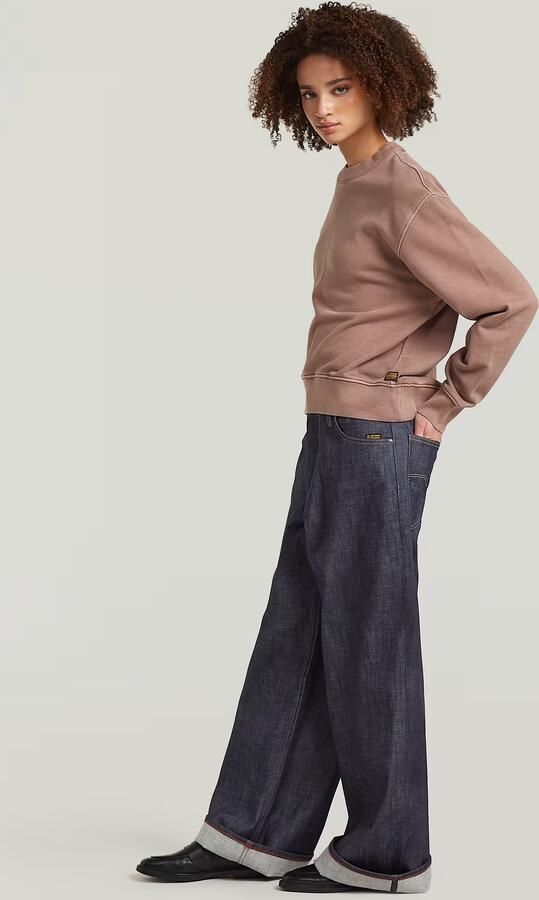 G-Star RAW Roxx Selvedge Wide Jeans Donkerblauw Dames - Foto 6