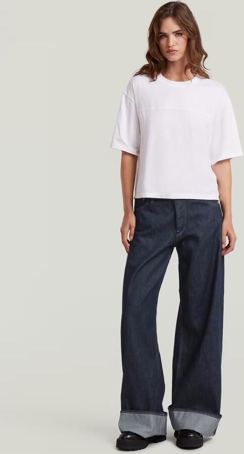 G-Star RAW Roxx Wide Jeans Donkerblauw Dames - Foto 6