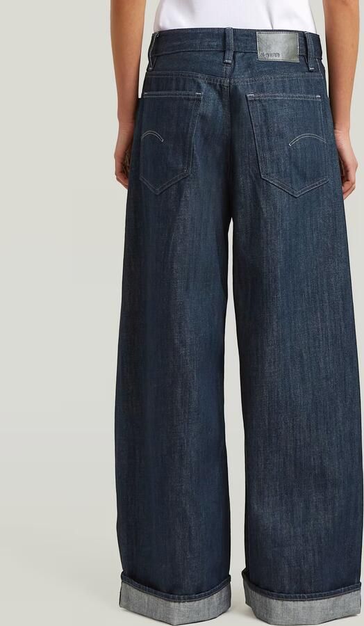 G-Star RAW Roxx Wide Jeans Donkerblauw Dames - Foto 5