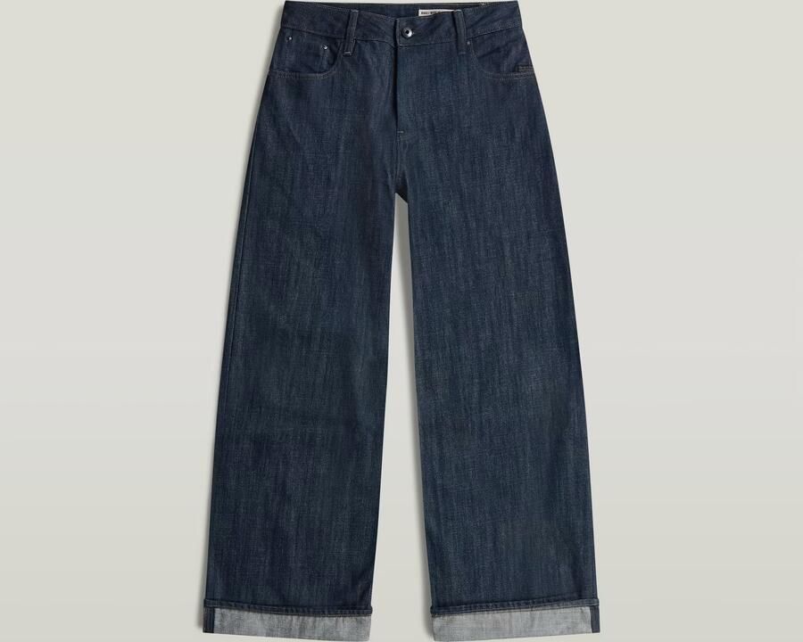 G-Star RAW Roxx Wide Jeans Donkerblauw Dames - Foto 4