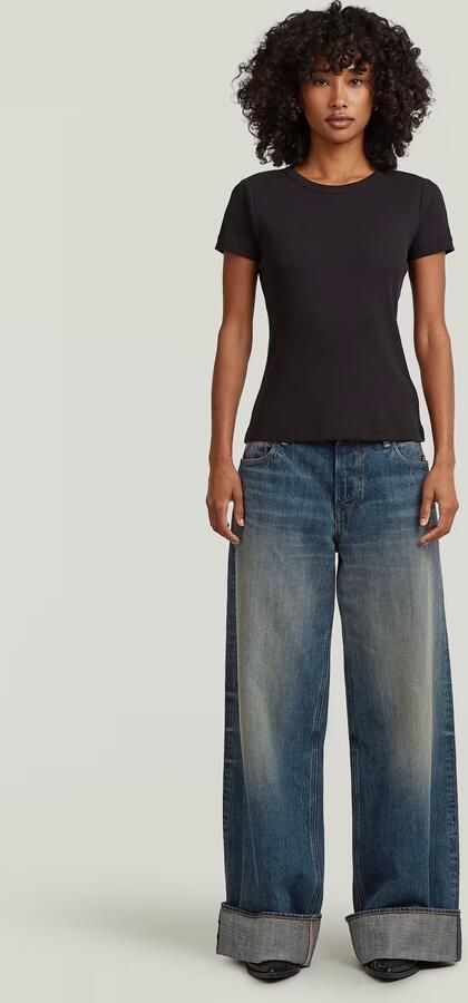 G-Star RAW Roxx Wide Jeans Donkerblauw Dames - Foto 7