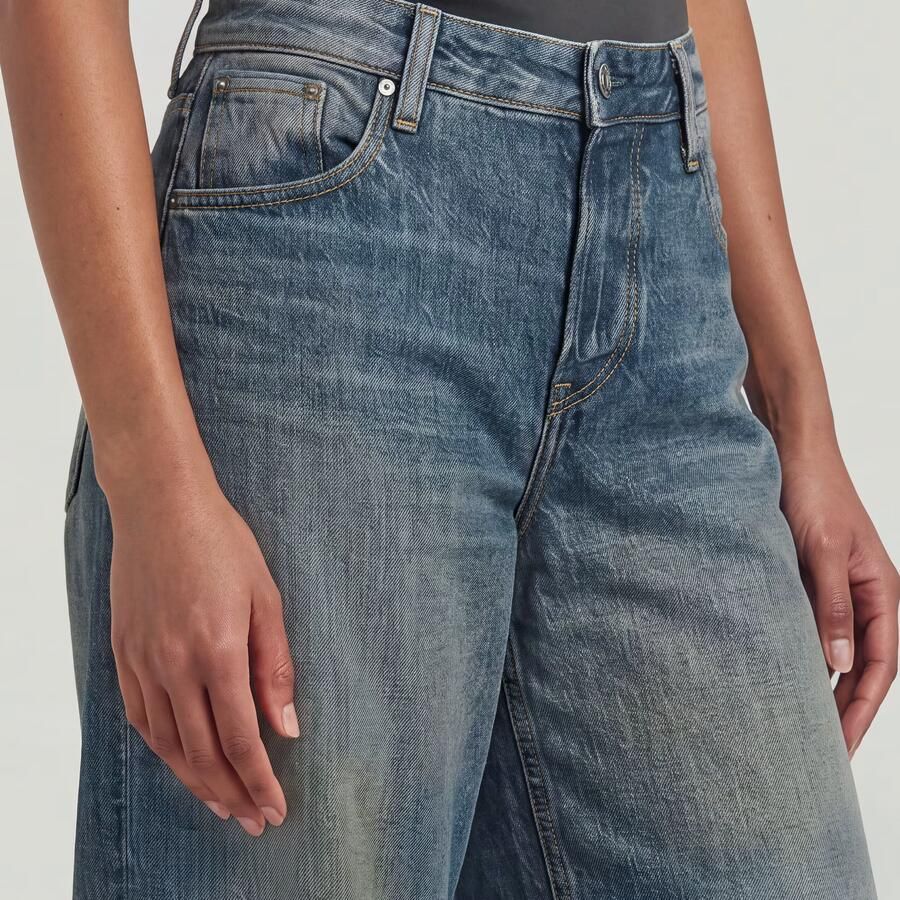 G-Star RAW Roxx Wide Jeans Donkerblauw Dames - Foto 3