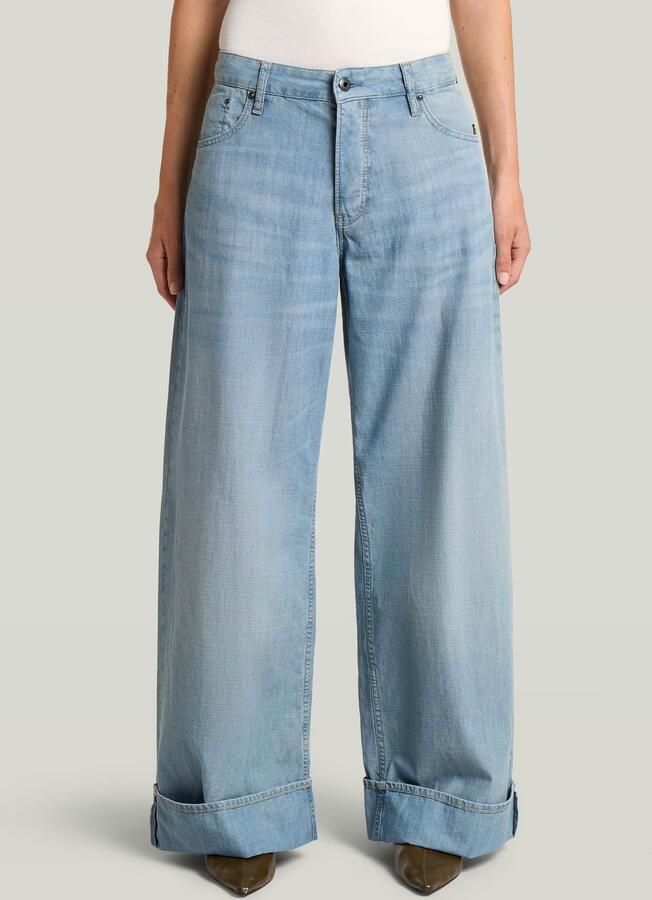 G-Star RAW Roxx Wide Jeans Lichtblauw Dames - Foto 4