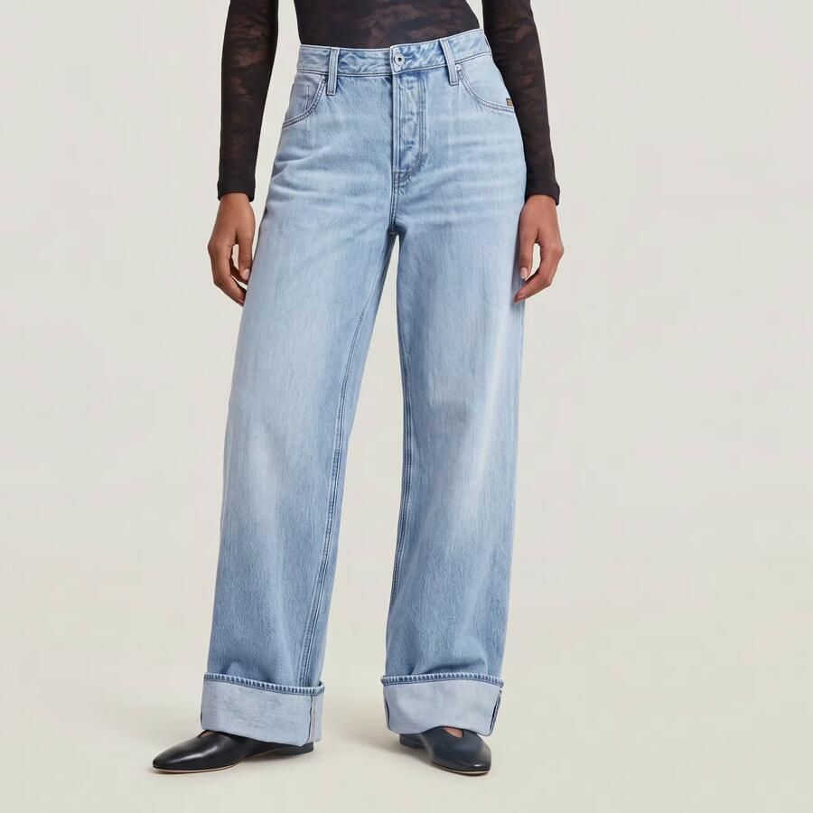 G-STAR RAW Dames Jeans Roxx Wide Wmn Lichtblauw - Foto 9