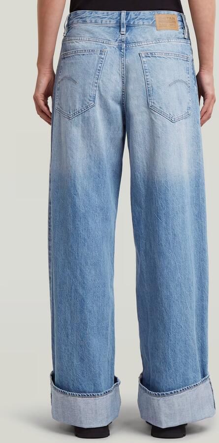 G-Star RAW Roxx Wide Jeans Midden blauw Dames - Foto 5