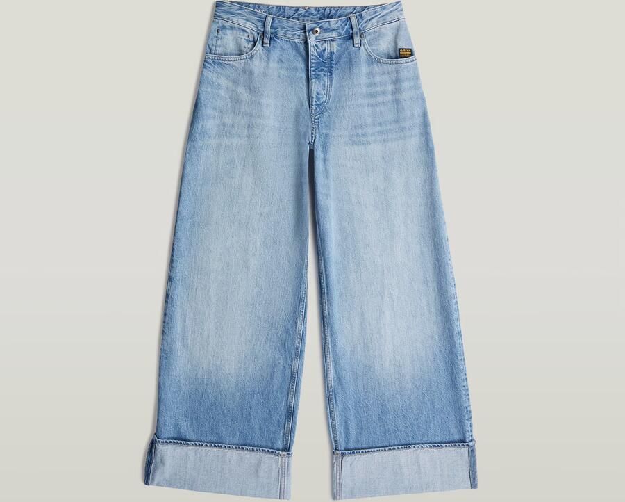 G-Star RAW Roxx Wide Jeans Midden blauw Dames - Foto 4