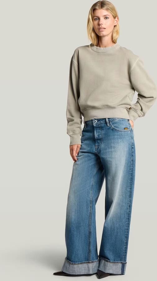 G-Star RAW Roxx Wide Jeans Midden blauw Dames - Foto 6